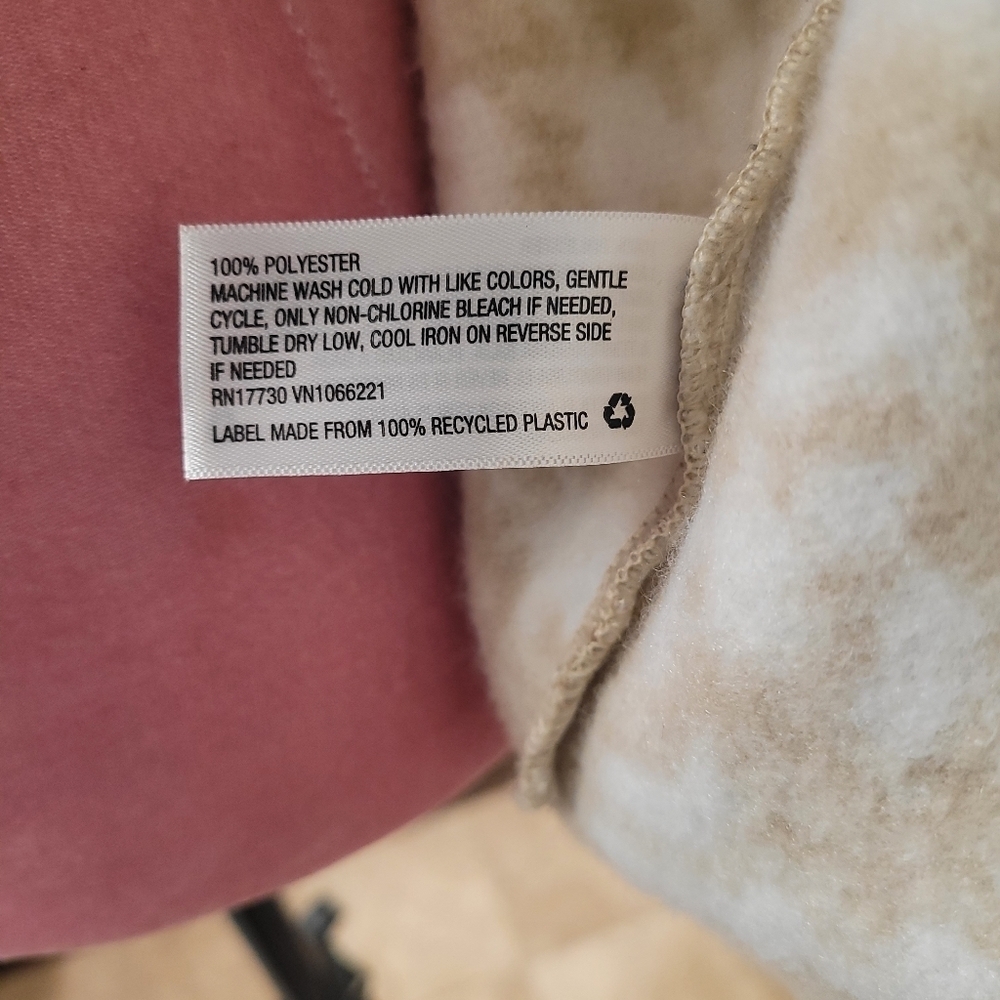 All In Motion Beige Sherpa Jacket Sz XL - Picture 9 of 12